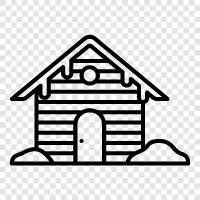 vacation, vacation home, lakeside, fishing icon svg