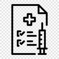 vaccination rates, vaccine safety, vaccine efficacy, vaccine schedule icon svg