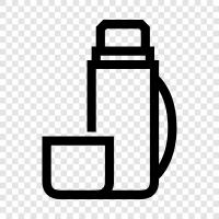 Vacuum insulated, stainless steel, Keep, Thermos icon svg