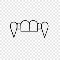 vampire teeth, vampire fangs, vampire bite, vampire blood icon svg