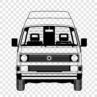 van, vans, rental, rental vans icon svg