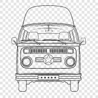 van, Dodge, Chrysler, car icon svg