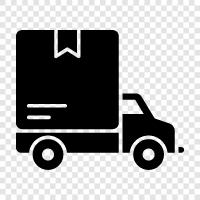 van transport, van shipping, van delivery, van transport services icon svg