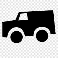 van, truck, transportation, company icon svg