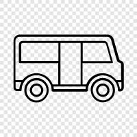 van, vans, vanagon, vanette icon svg