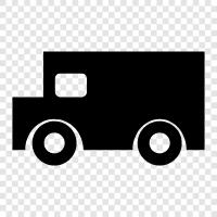 van, truck, rental, rental truck icon svg