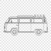 Ванагон, VW, Volkswagen, Westfalia Значок svg