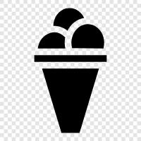 Vanilla, Chocolate, Sugar, Cream icon svg