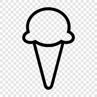 Vanille, Cone, Sundae, Blizzard symbol