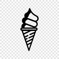 Vanilla, Chocolate, Milkshake, Sundae icon svg