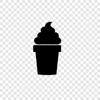 Vanilla, Chocolate, cone, sundae icon svg