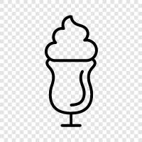 Vanilla, Chocolate, Cone, Sundae icon svg