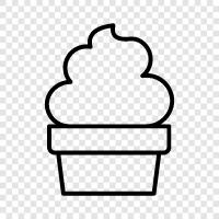 Vanilla Ice Cream, Chocolate Ice Cream, Strawberry Ice Cream, Cone icon svg