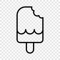 VanilleEiscreme, SchokoladenEiscreme, MinzeEiscreme, Erdbeereiscreme symbol