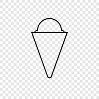 Vanilla, Chocolate, Cone, Sundae icon svg