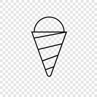 Vanilla, Strawberry, Chocolate, Ice Cream icon svg