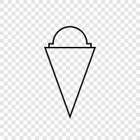 Vanilla, Chocolate, Cone, Sundae icon svg