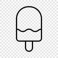 Vanilla, Chocolate, Soft Serve, Cone icon svg