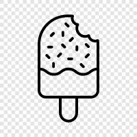 Vanilla, Chocolate, Strawberry, Cone icon svg