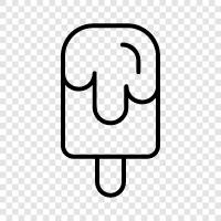 Vanilla, Cone, Sundae, Scoop symbol