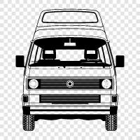 vans, vehicle, automotive, car icon svg