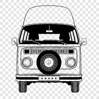 vans, vehicle, automobiles, transportation icon svg