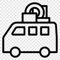 vans, vehicle, motor vehicle, driving icon svg