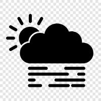 vapor, mist, rain, clouds icon svg