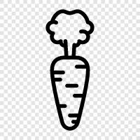 vegetable, health, vitamin A, beta carotene icon svg