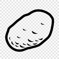 vegetable, food, healthy, potato chip icon svg