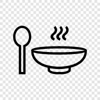 Vegetable soup, Chicken soup, Beef soup, Roast beef soup icon svg