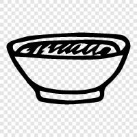 Gemüsesuppe, Hühnersuppe, Rindfleischsuppe, Hühnernudelsuppe symbol