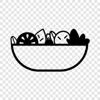 vegetables, fruit, chicken, tuna icon svg