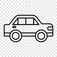 Vehicle, Motorcar, Automobile, Carriage icon svg