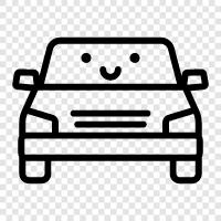 Vehicles, Driving, Road, Car icon svg