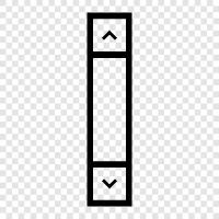 vertical scrollbar, horizontal scrollbar, scrollbar, scrollbar control icon svg