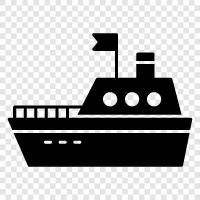 vessel, freight, transportation, ocean icon svg