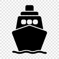 Schiff, See, Fracht, FrachtSchiff symbol