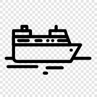 vessel, boat, ocean, travel icon svg