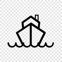 vessel, boat, cruise, travel icon svg