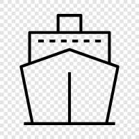 Vessel, Boat, Cruise, Maritime icon svg