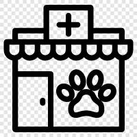 veterinary hospital, veterinary surgery, veterinary specialist, veterinary clinic online icon svg