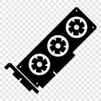 video card, graphics, gaming, graphics card for gaming icon svg