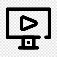 video content, video hosting, video streaming, video sharing icon svg