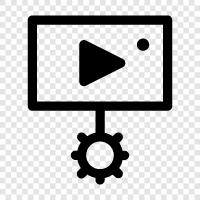 video editor, video effects, video production, video editing icon svg