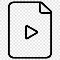 video file, movie file, photo file, image file icon svg