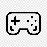 Videospiele, PCSpiele, xboxSpiele, PlaystationSpiele symbol