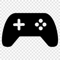 video games, console games, mobile games, free games icon svg