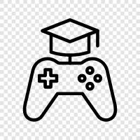 video games, educational games, children s games, family games icon svg