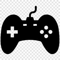 video games, computer games, video game, electronic games icon svg